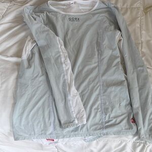 Gore Long Sleeve Light Blue Top.  Running gear